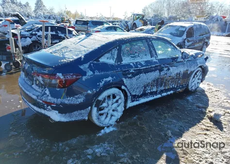 2025 Honda Civic Sport из США, поврежденный, VIN 2HGFE2F52SH502762